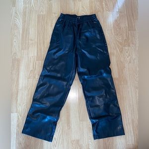 Faux Leather Pants